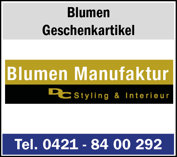 Blumen, Geschenkartikel Blumen manufaktur